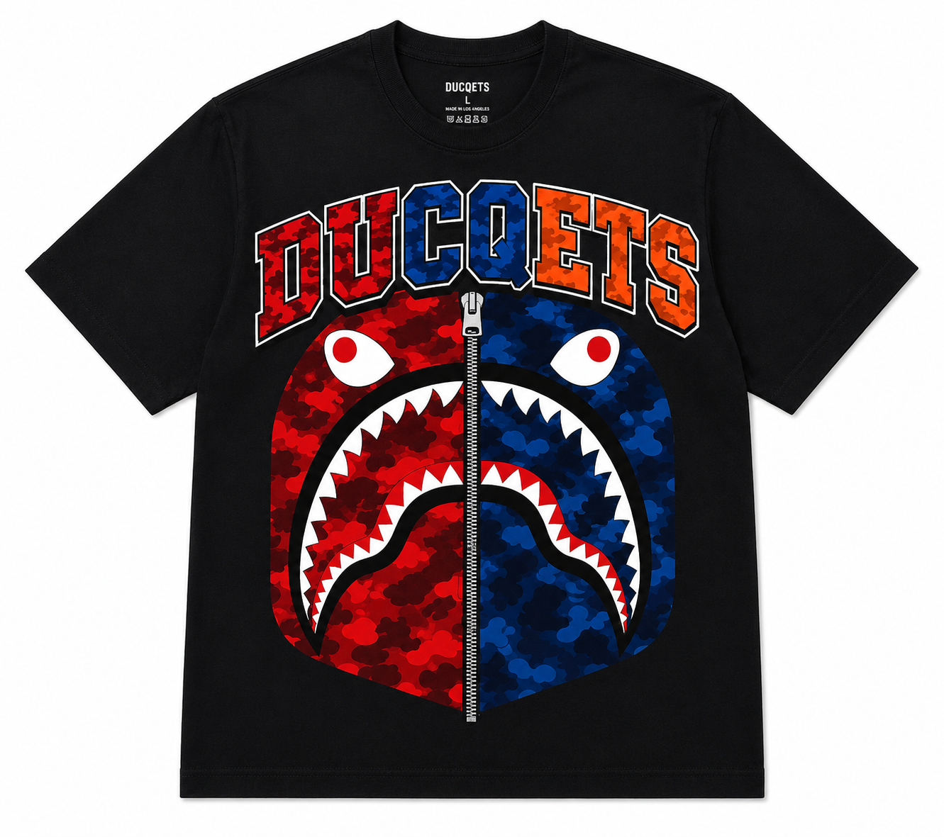 Camo Collab Shark Tee