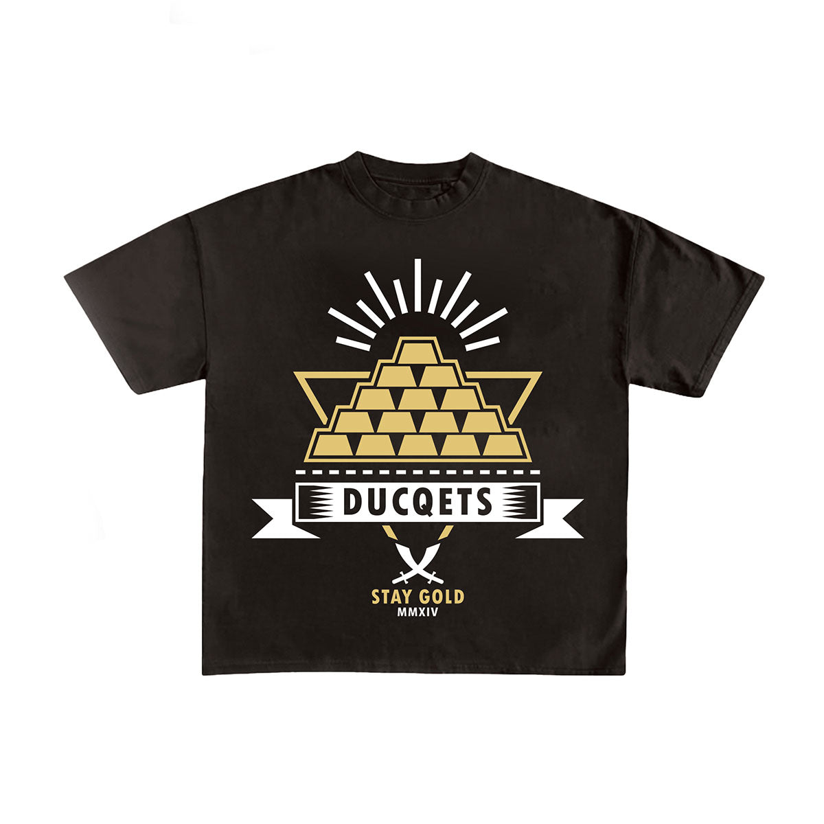 Ducqets Stay Gold T-shirt